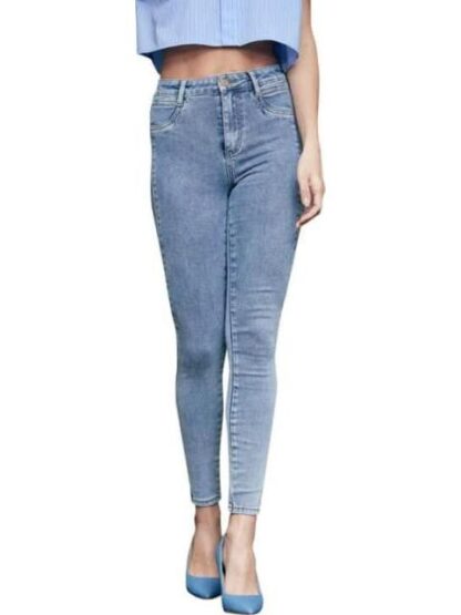 JEANS SKINNY CINTURA ALTA BLEACH ATMOSPHERE DNM - Image 2