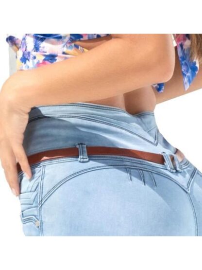 JEANS SKINNY CINTURA ALTA BLEACH FERGINO - Image 3
