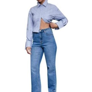 JEANS SKINNY CINTURA ALTA GRIS ATMOSPHERE DNM