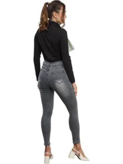 JEANS SUPERSKINNY CINTURA ALTA GRIS ATMOSPHERE DNM - Image 2