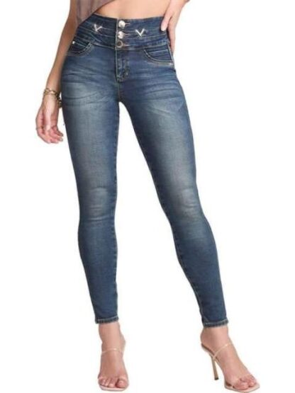 JEANS SUPERSKINNY CINTURA ALTA GRIS SEVEN JEANS - Image 2