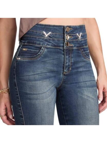 JEANS SUPERSKINNY CINTURA ALTA GRIS SEVEN JEANS - Image 3