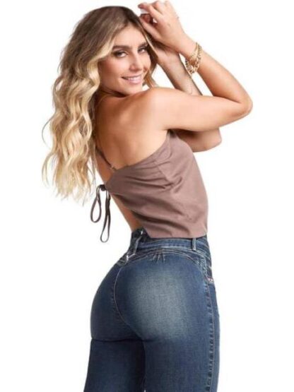 JEANS SUPERSKINNY CINTURA ALTA GRIS SEVEN JEANS - Image 4