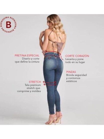 JEANS SUPERSKINNY CINTURA ALTA GRIS SEVEN JEANS - Image 6