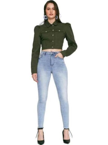 JEANS SUPER SKINNY CINTURA REGULAR BLEACH ATMOSPHERE DNM - Image 2