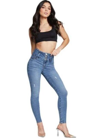 JEANS SUPER SKINNY GRIS SEVEN JEANS