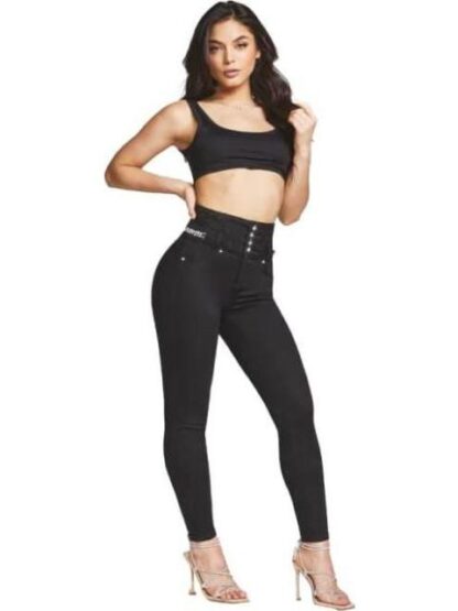 JEANS SUPER SKINNY NEGRO SEVEN JEANS