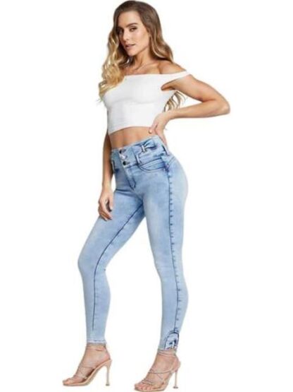 JEANS SUPER SKINNY TOBILLERO GRIS SEVEN JEANS