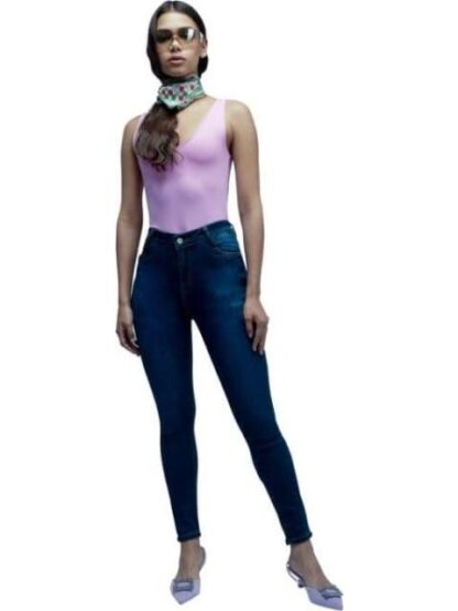 JEANS SUPERSKINNY CINTURA ALTA AZUL INDIGO ATMOSPHERE DNM