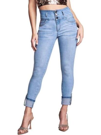 JEANS SUPERSKINNY CINTURA ALTA GRIS SEVEN JEANS - Image 3