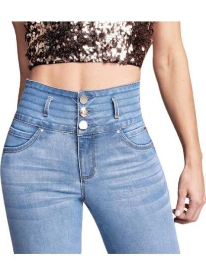 JEANS SUPERSKINNY CINTURA ALTA GRIS SEVEN JEANS - Image 4