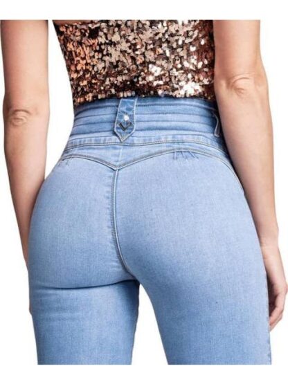 JEANS SUPERSKINNY CINTURA ALTA GRIS SEVEN JEANS - Image 5