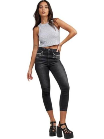 JEANS CINTURA SUPERALTA NEGRO ATMOSPHERE DNM - Image 4