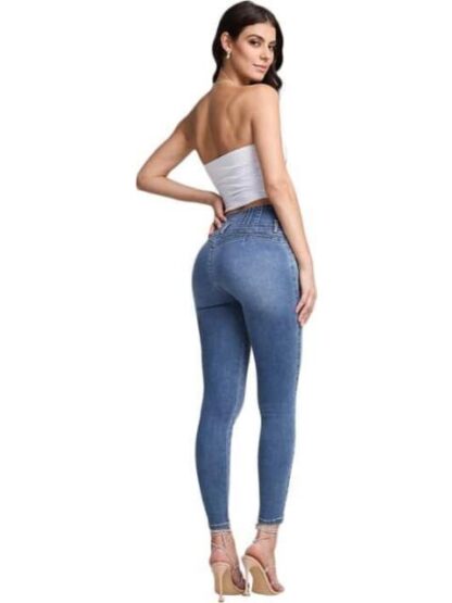 JEANS SUPERSKINNY CINTURA SUPERALTA GRIS SEVEN JEANS - Image 2