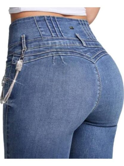 JEANS SUPERSKINNY CINTURA SUPERALTA GRIS SEVEN JEANS - Image 4