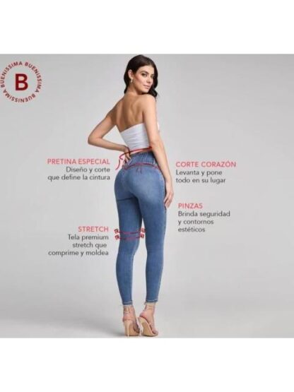 JEANS SUPERSKINNY CINTURA SUPERALTA GRIS SEVEN JEANS - Image 6