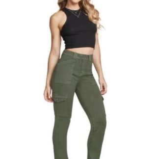 JEANS SUPERSKINNY VERDE OLIVO SEVEN JEANS