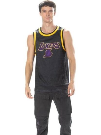 JERSEY LAKERS JERSEY NEGRO NBA