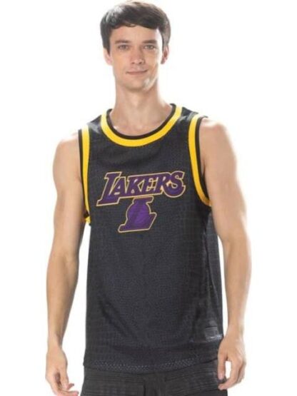 JERSEY LAKERS JERSEY NEGRO NBA - Image 2