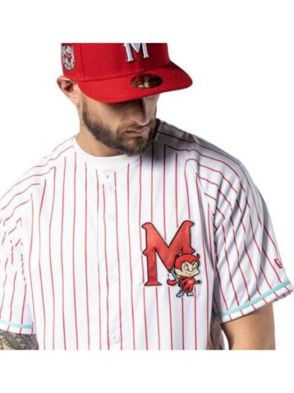 JERSEY NEW ERA DIABLOS PINSTRIPE RAMONCITO UNISEX BLANCO NEW ERA CAP - Image 3