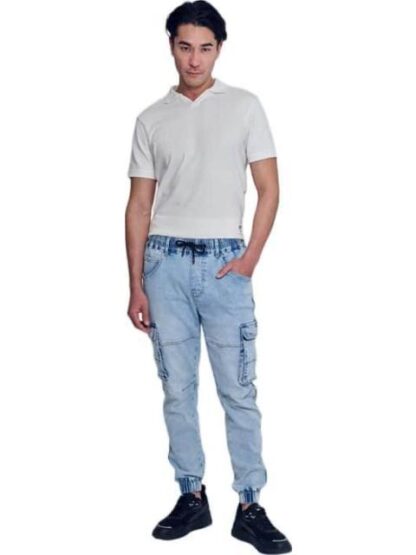 JOGGER CARGO BLEACH HARD SODA