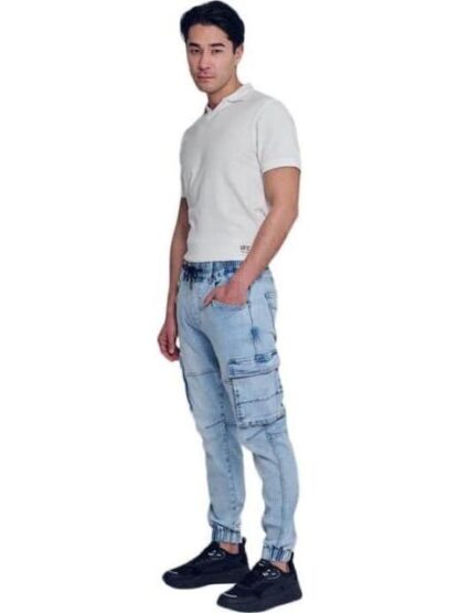 JOGGER CARGO BLEACH HARD SODA - Image 3