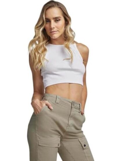 JOGGER CINTURA ALTA CAMEL SEVEN JEANS - Image 5