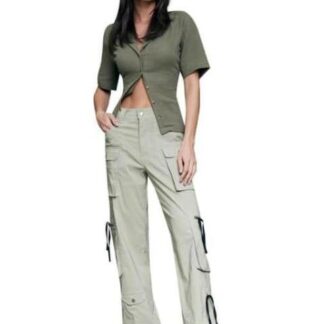 JOGGER CINTURA ALTA VERDE OLIVO ATMOSPHERE DNM