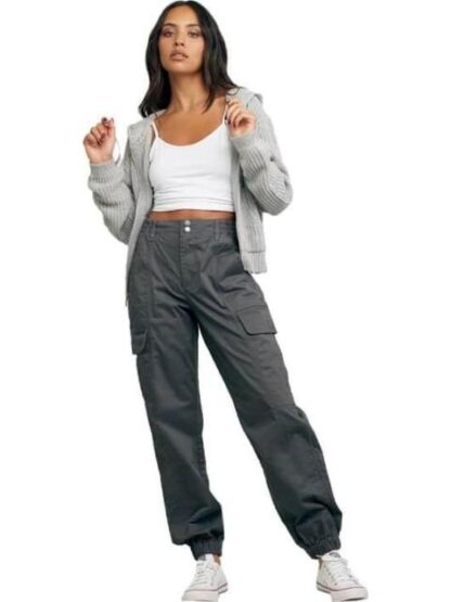 JOGGER CINTURA ALTA GRIS HOLLY LAND - Image 2