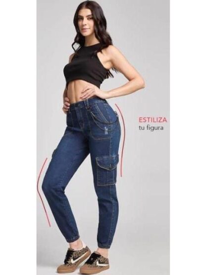 JOGGER CINTURA SUPERALTA GRIS GOODYEAR - Image 6