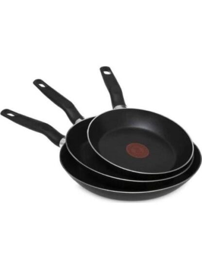 JUEGO DE SARTENES 3 PIEZAS NEGRO T-FAL