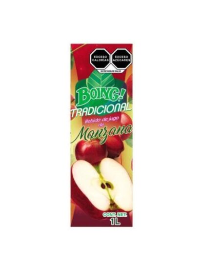 JUGO BOING SABOR MANZANA 1 LITRO