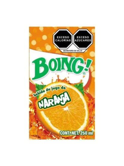 JUGO BOING SABOR NARANJA 250 ML
