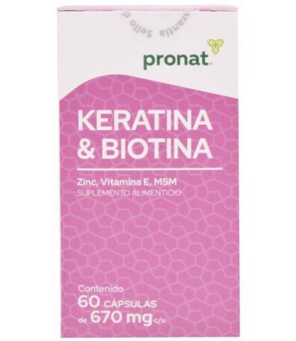 KERATINA BIOTINA 60 CAP PRONAT