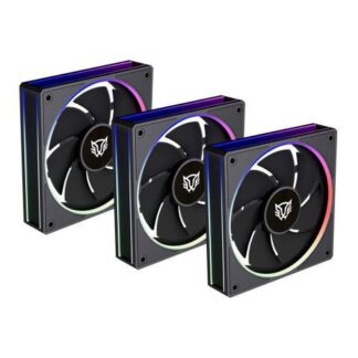 KIT 3 VENTILADORES 120MM EOLOX BORA EXB85R BALAM RUSH AZENDER SERIES VELOCIDAD 6001800 RPM NIVEL DE RUIDO 28DB