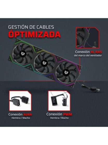 KIT 3 VENTILADORES 120MM EOLOX LINK EXL95 BALAM RUSH LEGEND SERIES - Image 3