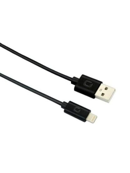 KIT CARGADOR USB CON CABLE LIGHTNING MOBIFREE MB-914192 PARED NEGRO - Image 3