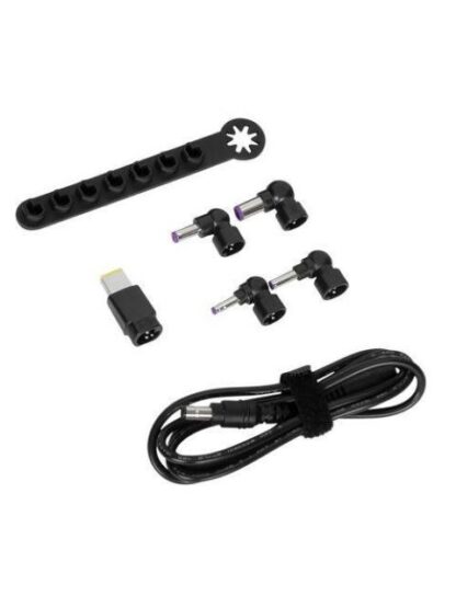 KIT DE ACCESORIOS TARGUS DE ALIMENTACION DE ENERGIA PARA LAPTOP Y MOVILES 90W 1.8M NEGRO ACC1134GLX