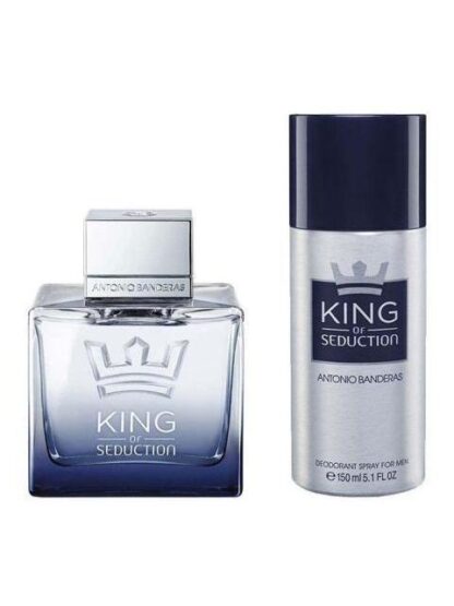 KIT DE PERFUME ANTONIO BANDERAS KING OF SED MASC EDIT 100 ML