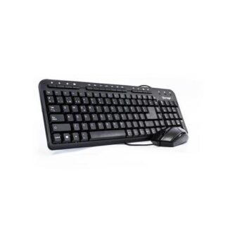 KIT DE TECLADO MULTIMEDIA Y MOUSE VORAGO KM-105 ALAMBRICO USB NEGRO (ESPANOL)