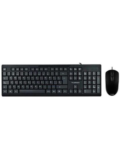 KIT DE TECLADO Y MOUSE ACTECK AC-928984 ALAMBRICO USB NEGRO