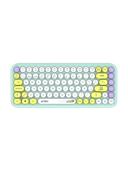 KIT DE TECLADO Y MOUSE ACTECK CREATOR CHIC K- COLORS MK480 INALAMBRICO RF INALAMBRICO MULTICOLOR ESPANOL - Image 2