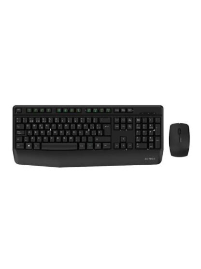 KIT DE TECLADO Y MOUSE ACTECK CREATOR PLUS MK465 INALAMBRICO USB NEGRO