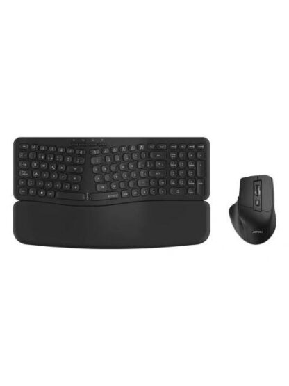 KIT DE TECLADO Y MOUSE ACTECK CREATOR ULTRA CONFORT MK650 INALAMBRICO USB NEGRO (ESPANOL)