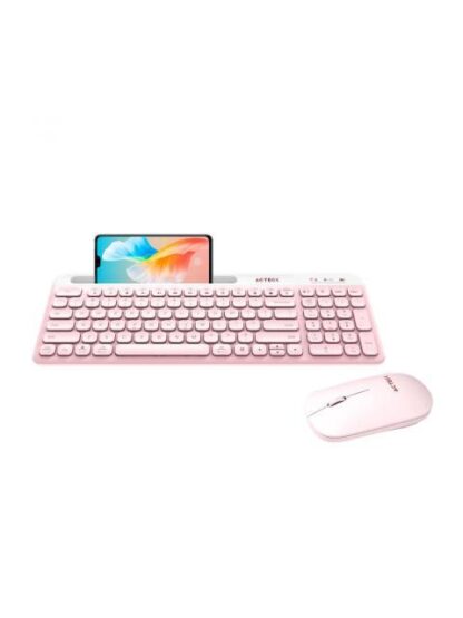 KIT DE TECLADO Y MOUSE ACTECK CREATOR VIRTUOS SILK MK720 INALAMBRICO BLUETOOTH ROSA (ESPANOL) - Image 6