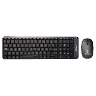 KIT DE TECLADO Y MOUSE BROBOTIX 6000618 INALAMBRICO USB NEGRO (ESPANOL)