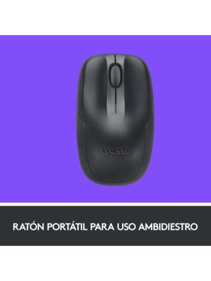 KIT DE TECLADO Y MOUSE LOGITECH MK220 INALAMBRICO USB NEGRO (ESPANOL) - Image 5