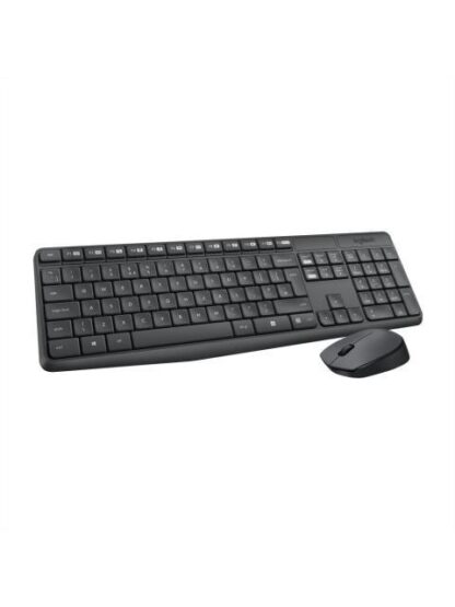 KIT DE TECLADO Y MOUSE LOGITECH MK235 INALAMBRICO USB NEGRO (ESPANOL)