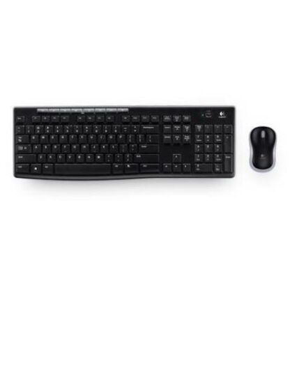 KIT DE TECLADO Y MOUSE LOGITECH MK270 INALAMBRICO USB NEGRO (ESPANOL) - Image 2