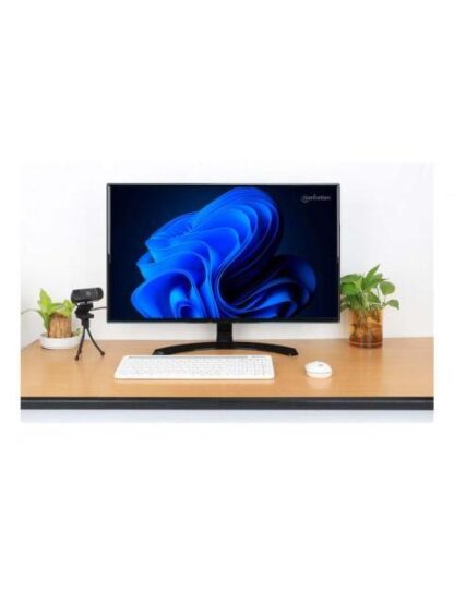 KIT DE TECLADO Y MOUSE MANHATTAN 180580 INALAMBRICO RF INALAMBRICO-BLUETOOTH BLANCO INGLES - Image 4